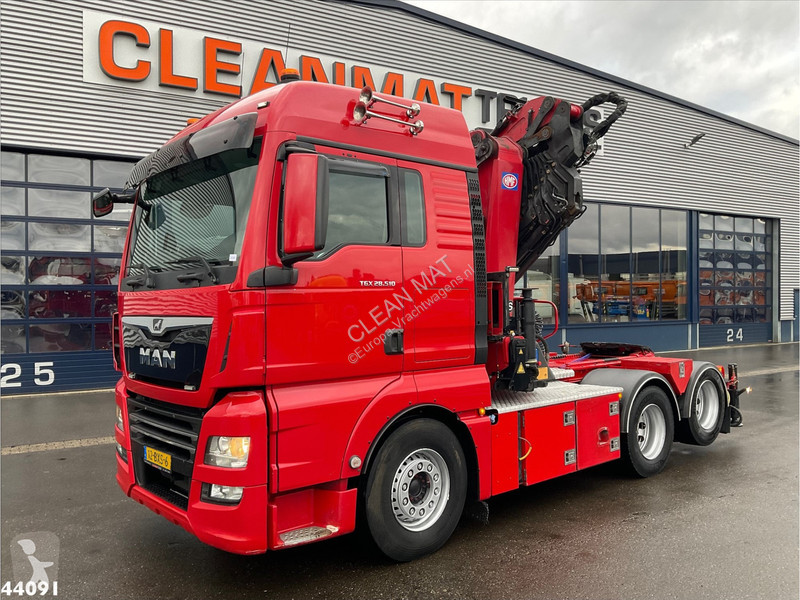 Camion MAN 28.510 HMF 50 Tonmeter laadkraan +...
