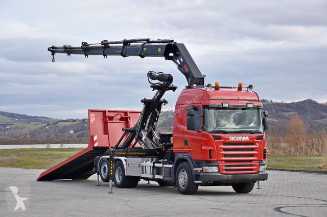 Kamion Scania 400 * Abschleppwagen 6,40m* KRAN...