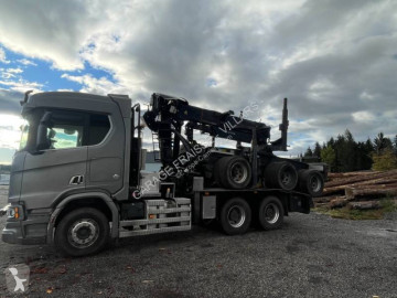 Camion grumier Scania R 650 6x4 Gazoil Euro grue occasion n