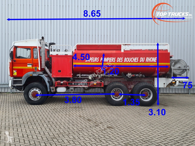 Kamion Renault G340 6x6- 8.500 ltr - 700 ltr...