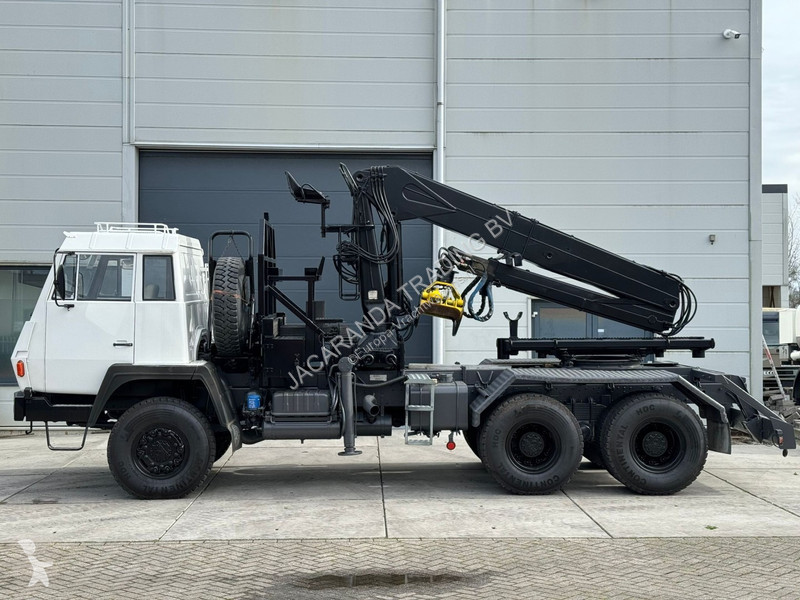 Camion Steyr 1491.310 6x6 Loglift 190 + dolly +...