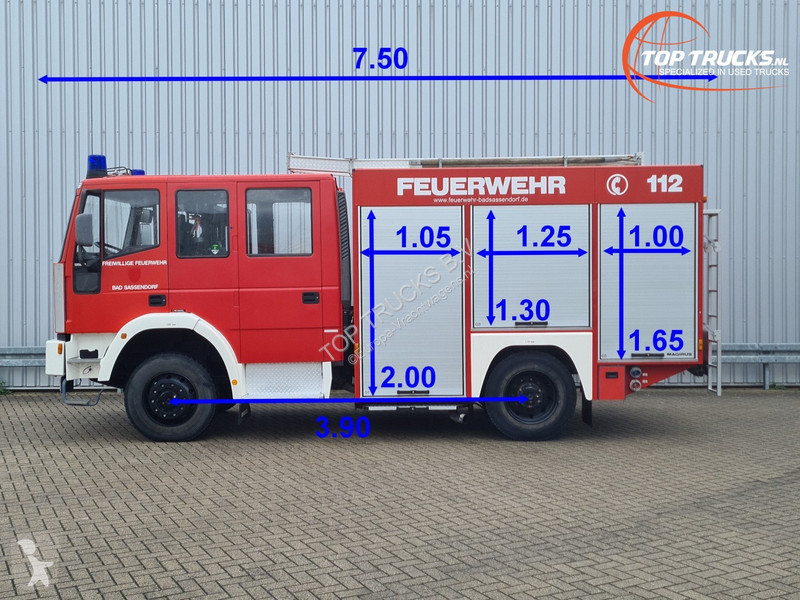 Camion Iveco 135 E22 4x4 -1.600 ltr -Brandweer,...