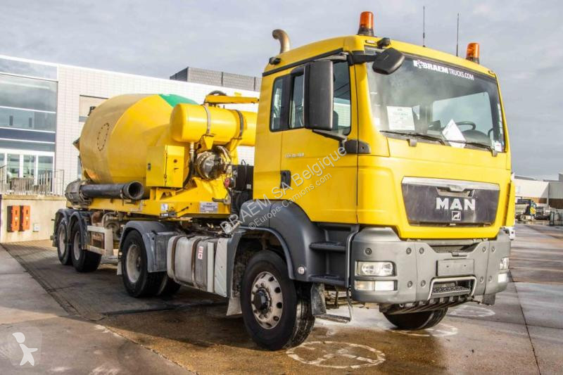 Ledat fordon MAN 18.360 BLS-4X4H+SEMI MIXER 10M3