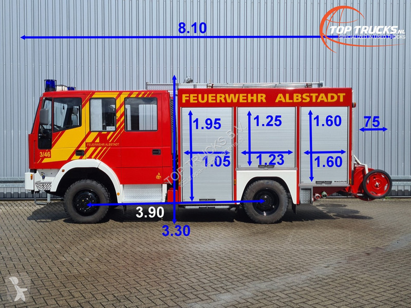 Kamion Iveco 135 E24 Euro Fire 4x4 -1600 ltr...