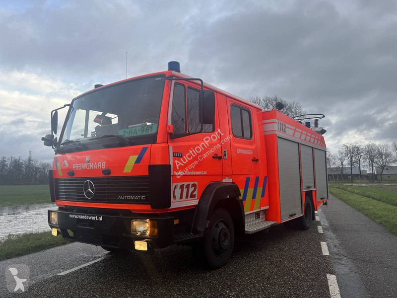 Enchères camion Mercedes pompiers 817 ER Gazoil occasion - n°9924318