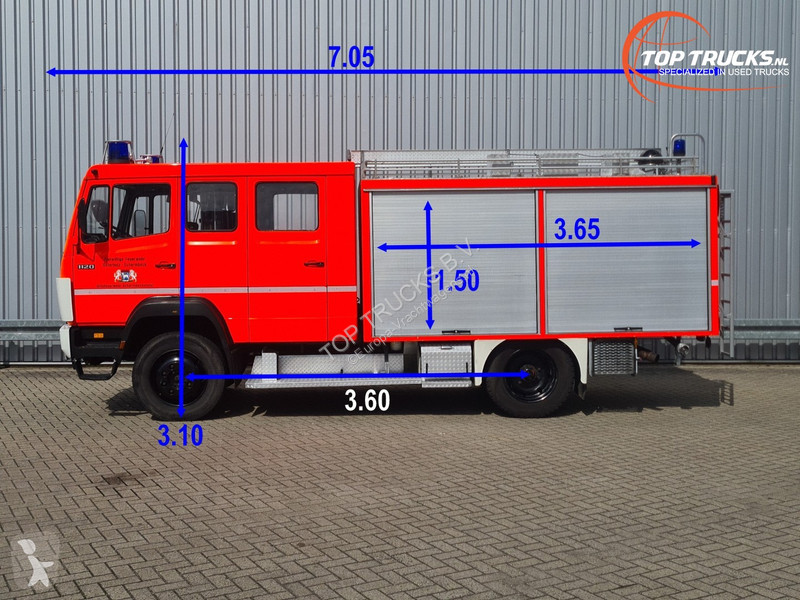 Kamion Mercedes AF 4x4 - 2.500 ltr -Brandweer,...