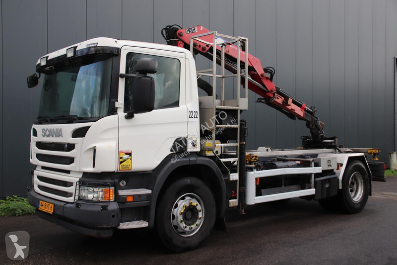 Camion Scania P320 EURO 6 HMF 635 KRAANWAEN...
