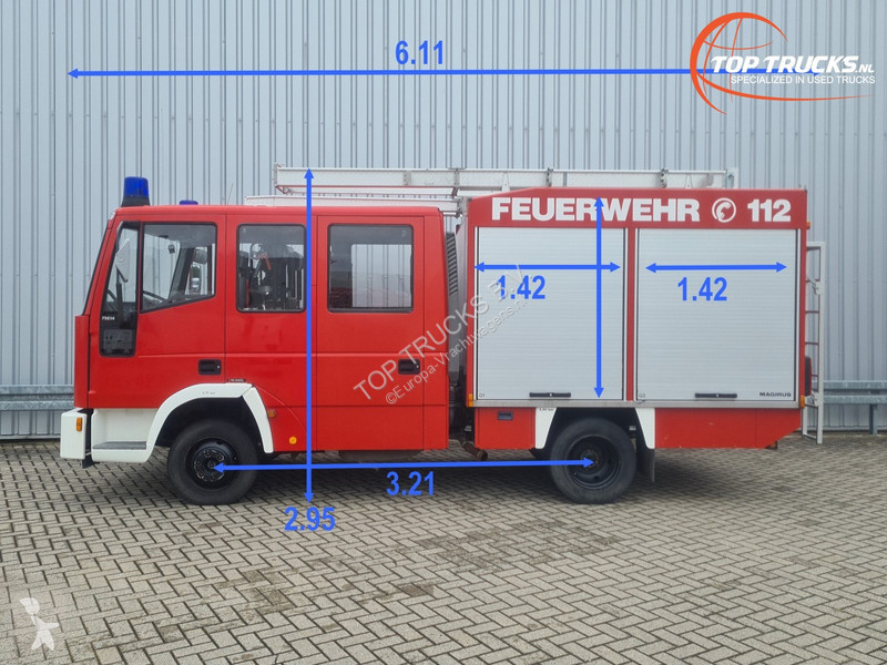 شاحنة Iveco 75E14 600 ltr watertank -...