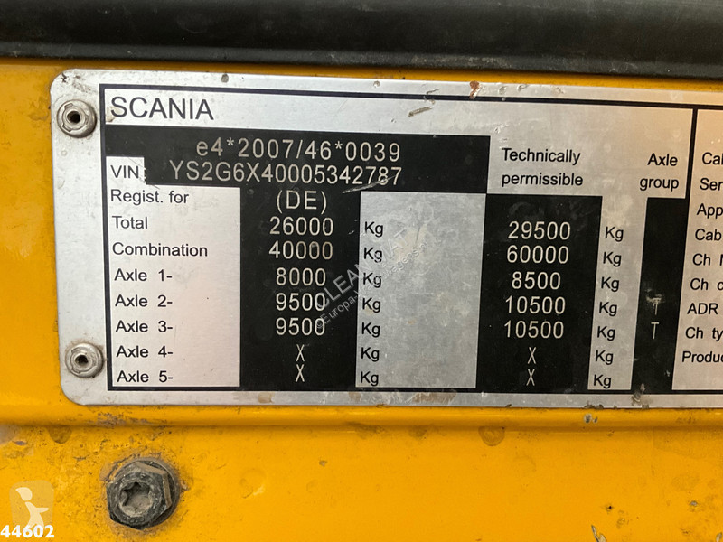 Camion Scania 480 6x4 Kipper 10m³ Full Steel
