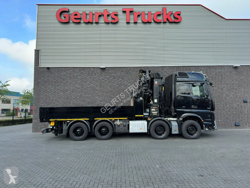 Camion Mercedes 3251 8X4 + HIAB 1058 E-8 + JIB...