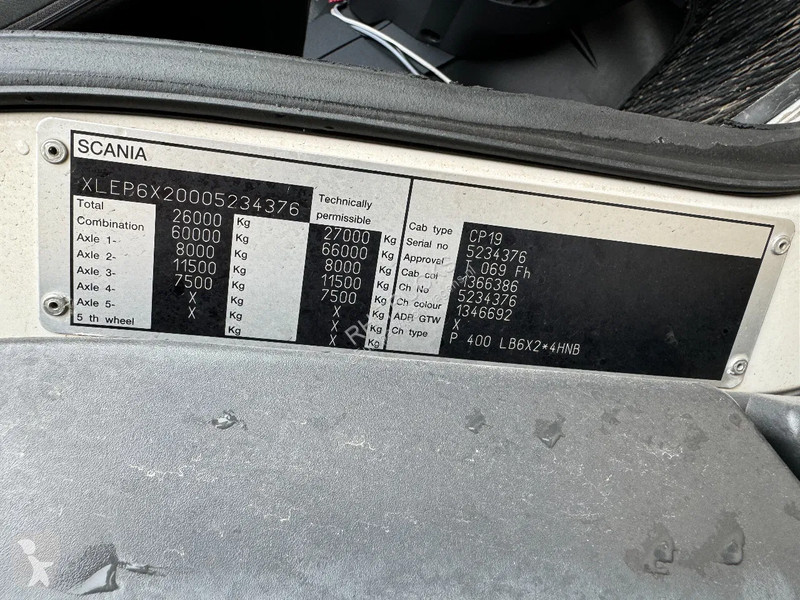 Camion Scania P400 6X2 - EURO 5 + 3 CAMBER +...