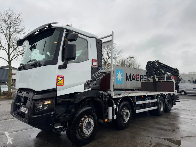 Camion Renault C430 8X4 - EURO 6 + HIAB 288 E-5...
