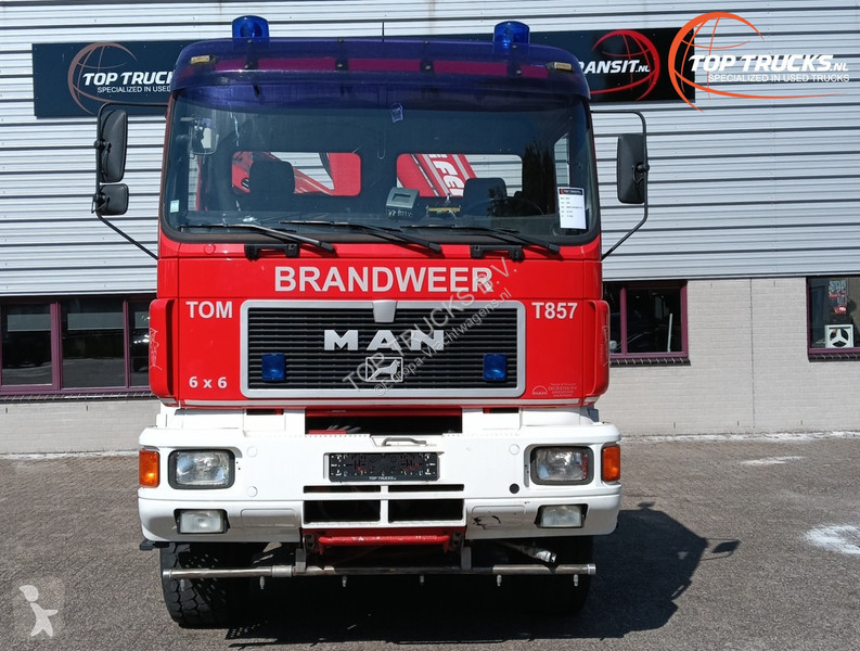 Kamion MAN 6x6 - 14TM Kraan, Crane, Kran -...