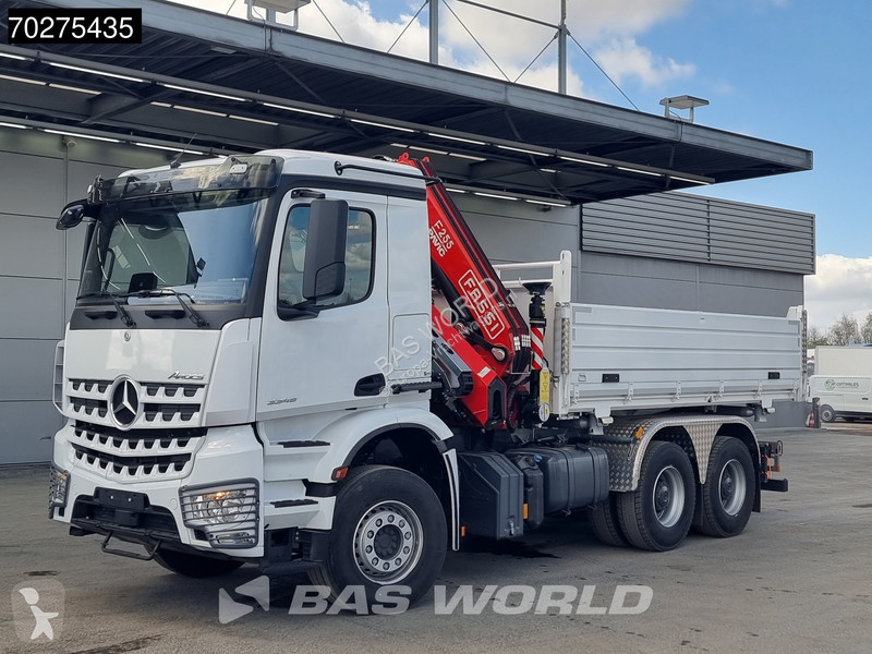 Kamion Mercedes 3348 6X4 Fassi F255A2.24 Kran...