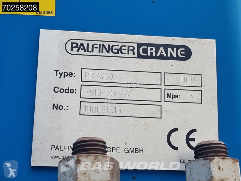 Camion Volvo FM 440 8X2 Palfinger PK02 + JIB +...
