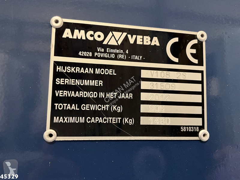 Camion Volvo 240 Euro 5 Amco Veba 10 Tonmeter...