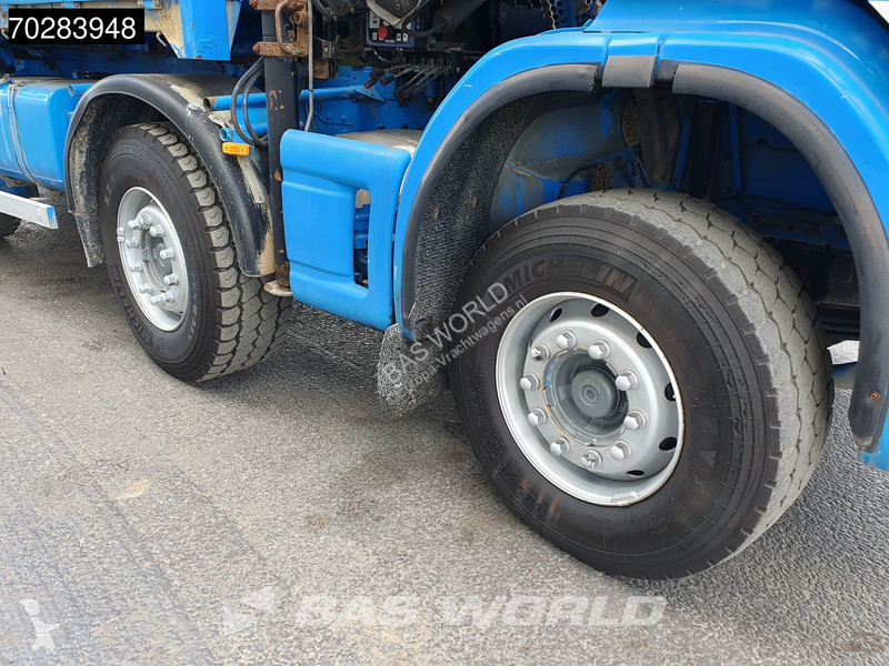 Camion Scania 420 8X4 15m3 tipper Hiab 144...