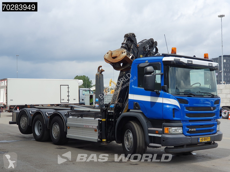 Camion Scania P410 8X2 N-Truck Palfinger Q150Z...