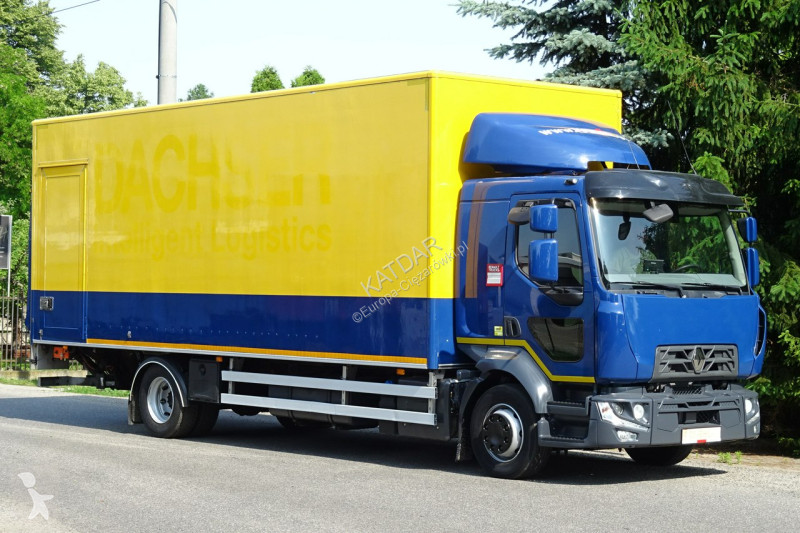 Camion Renault D12 Euro 6 kontener 18p z windą...