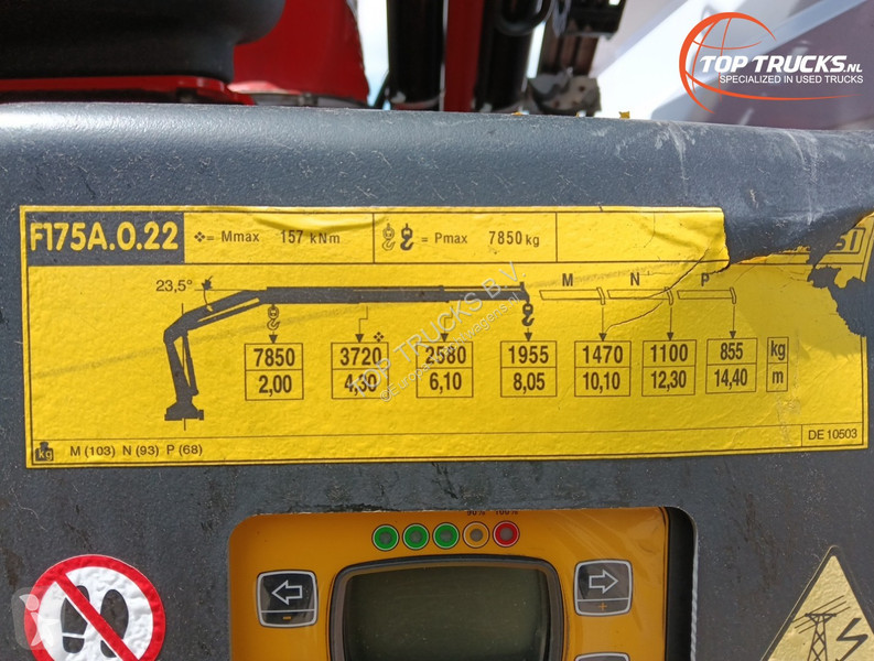 Kamion Mercedes 1830 Fassi 17TM Kraan, Crane,...