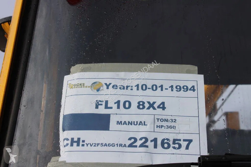 رافعة Volvo FL 8X4 + GROMACH 34 mtr. + EURO 2
