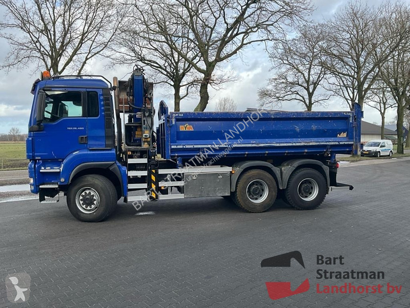 Camion MAN 26.400 6X6 BB met 2 zijden kipper en...