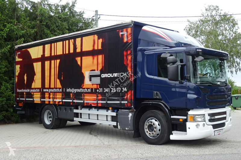 Kamion Scania P250 Euro 6 Firanka winda klapa...