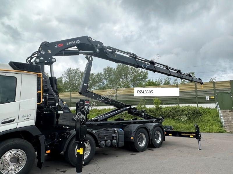 Camion Volvo FMX 500 8x4 Abrollkipper + Kran...