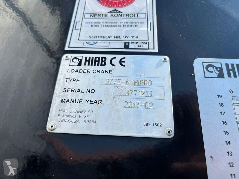 Camion Mercedes 2551 6x2 HIAB 377-6 HIPRO + JIB...