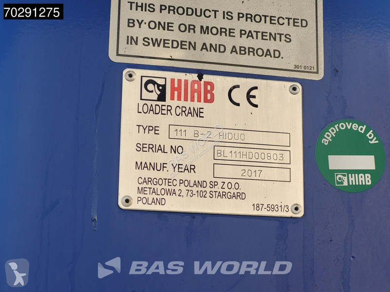 Kamion DAF 260  4X2 HIAB 111 B-2 HIDUO Crane...