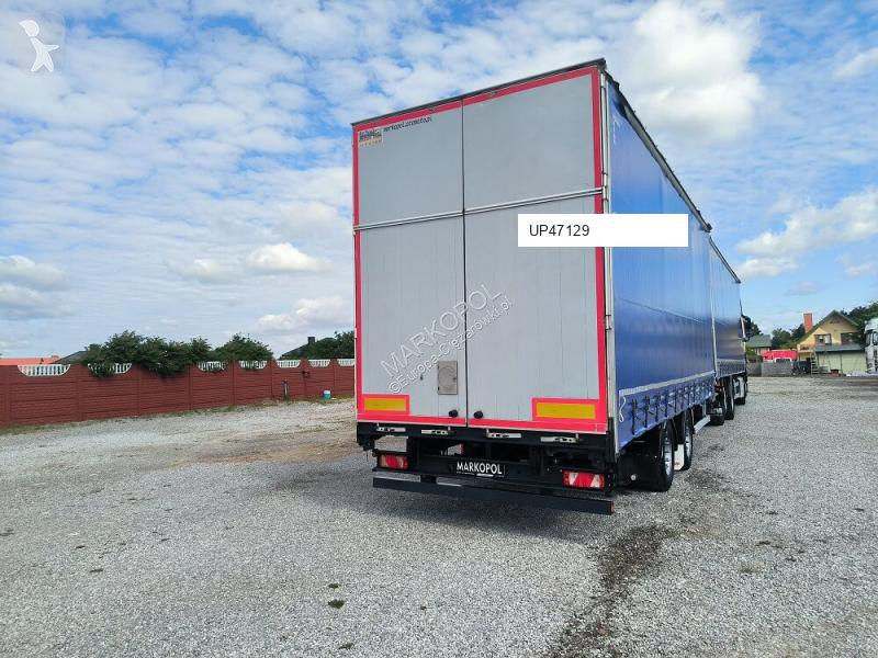 Camion remorque DAF Plandeka