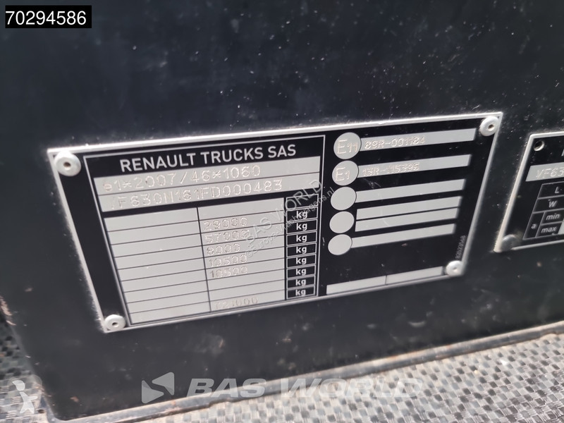 Camion Renault C 380 6X4 ONLY CHASSIS Retarder...