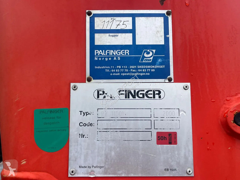 شاحنة Mercedes 1828 Palfinger PK11001 Crane +...
