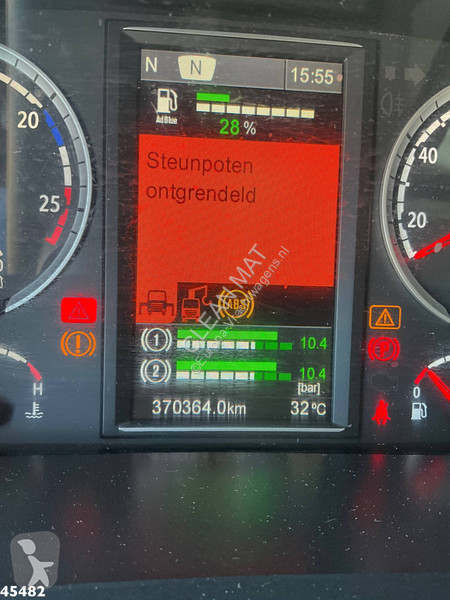 شاحنة Scania 490 8x4 Euro 6 etarder HMF 60...