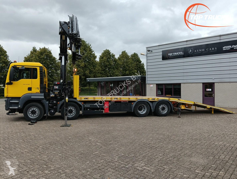 شاحنة MAN 35.500 8x2 - Hiab 37.7TM Crane,...