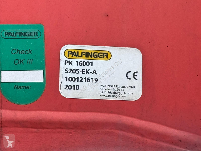 Lastbil MAN TGA FNLC Palfinger PK 16001 (2010...
