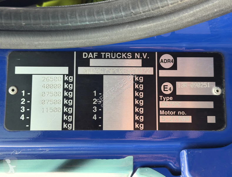 Camion DAF 75310 MANUAL GEARBOX AIRCO EURO 3...