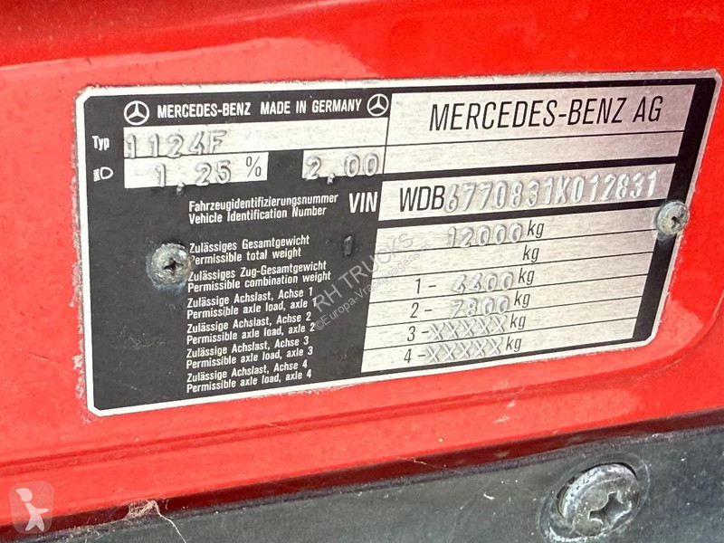 شاحنة Mercedes F + METZ DLK 18-12 LIFT +...