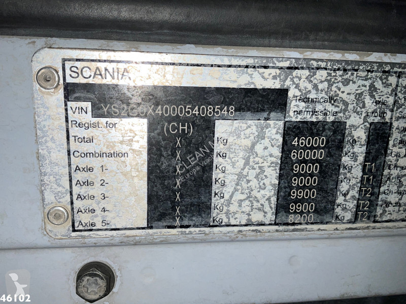 شاحنة Scania 490 10x4 Euro 6 Retarder Hiab 26...