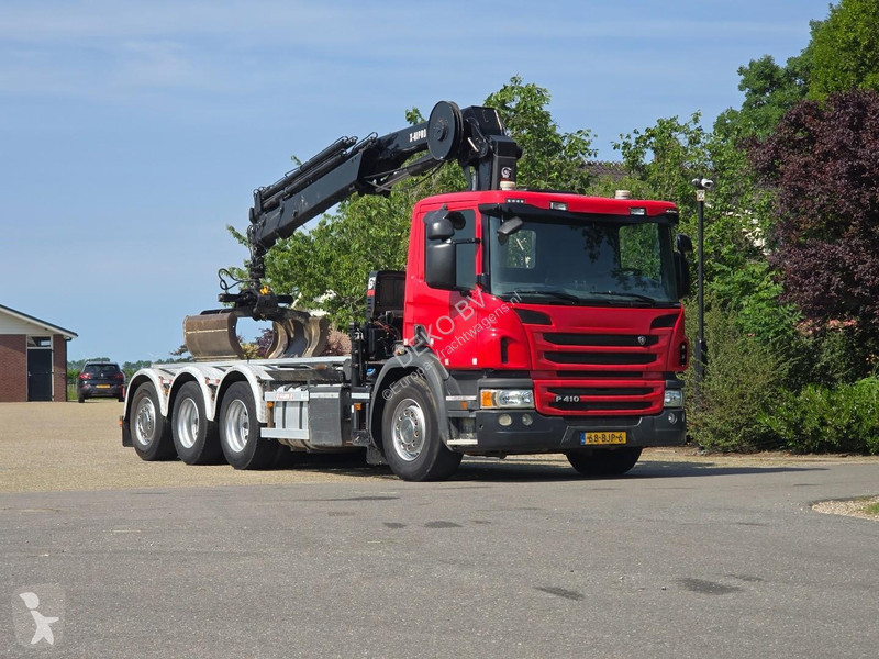 شاحنة Scania 410 CRANE/CONTAINER!! ZERO...