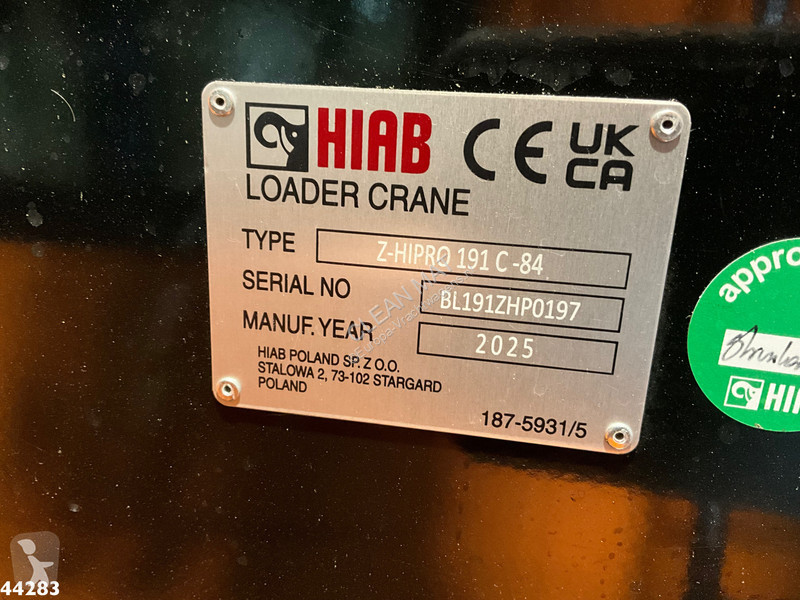 شاحنة DAF N XD 450 Euro 6 Hiab 19 Tonmeter Z-kraan