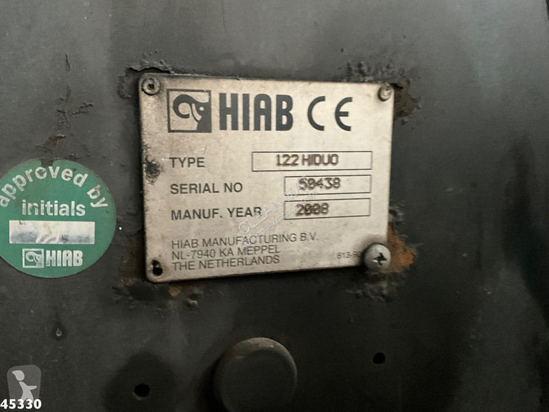 شاحنة MAN TGS 6x4 Hiab 12 Tonmeter laadkraan
