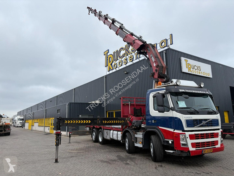 شاحنة Volvo 400 + HIAB 800 HIPRO E-7 + 8X2 +...