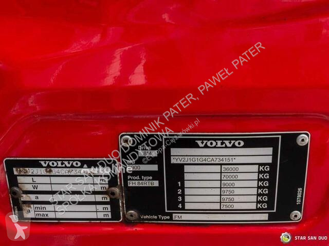 شاحنة Volvo FM460 8x4 PALFINGER PK 65002 SH...