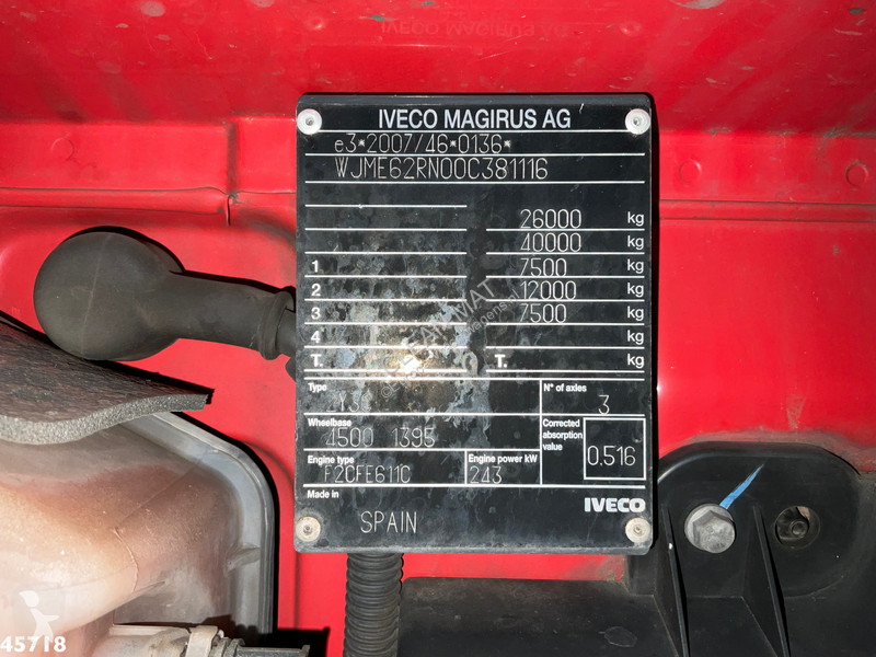 شاحنة Iveco AD260S33 Euro 6 Multilift 20 Ton...