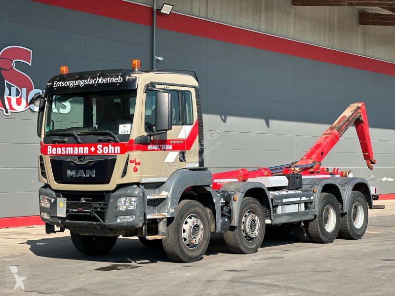 Camion MAN 35.420 8x4 BL MEILLER RK 30.70K Navi...