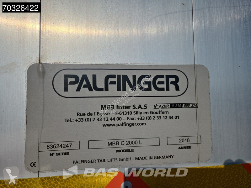 شاحنة DAF 290 4X2 16t Caja de 8,23m Plataforma...