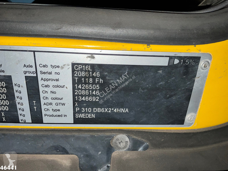 شاحنة Scania P 310 CN Chassis cabine Retarder...