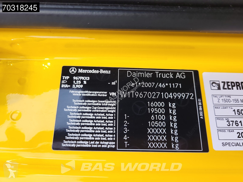 شاحنة Mercedes 1530 4X2 Thermo King T-1200R...