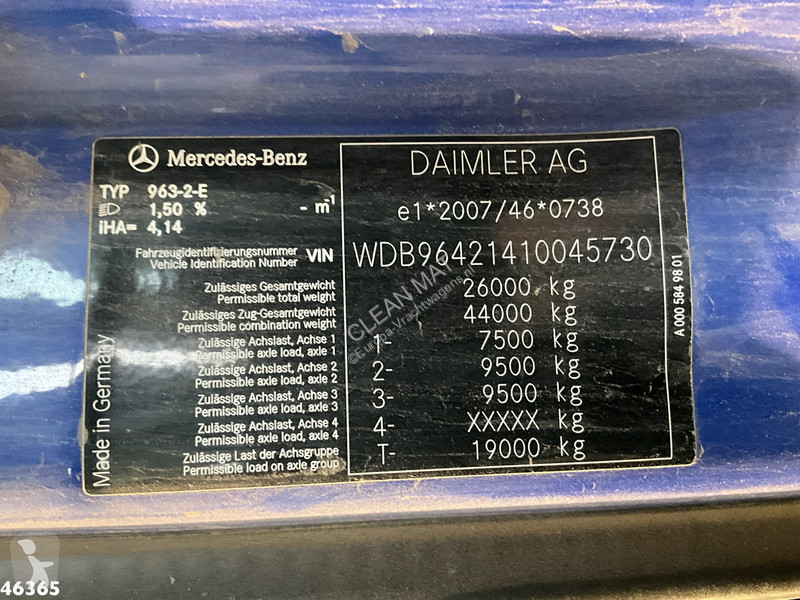 Camion Mercedes 2645 6x4 Euro 6 Manual Full...